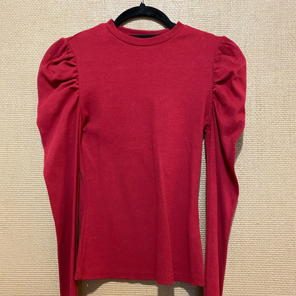 Long sleeve puff top